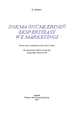 Dokma önümleriniň ekspertizasy we marketingi